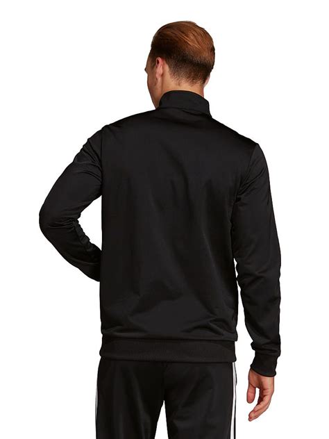 Bench trumpft mit cooler streetwear auf: ADIDAS Herren Trainingsjacke Essentials 3-Streifen schwarz | S