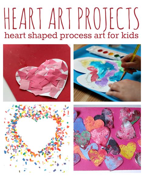 11 Heart Art Projects For Kids No Time For Flash Cards