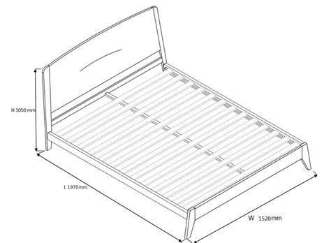 Measurements For King Size Bed Frame