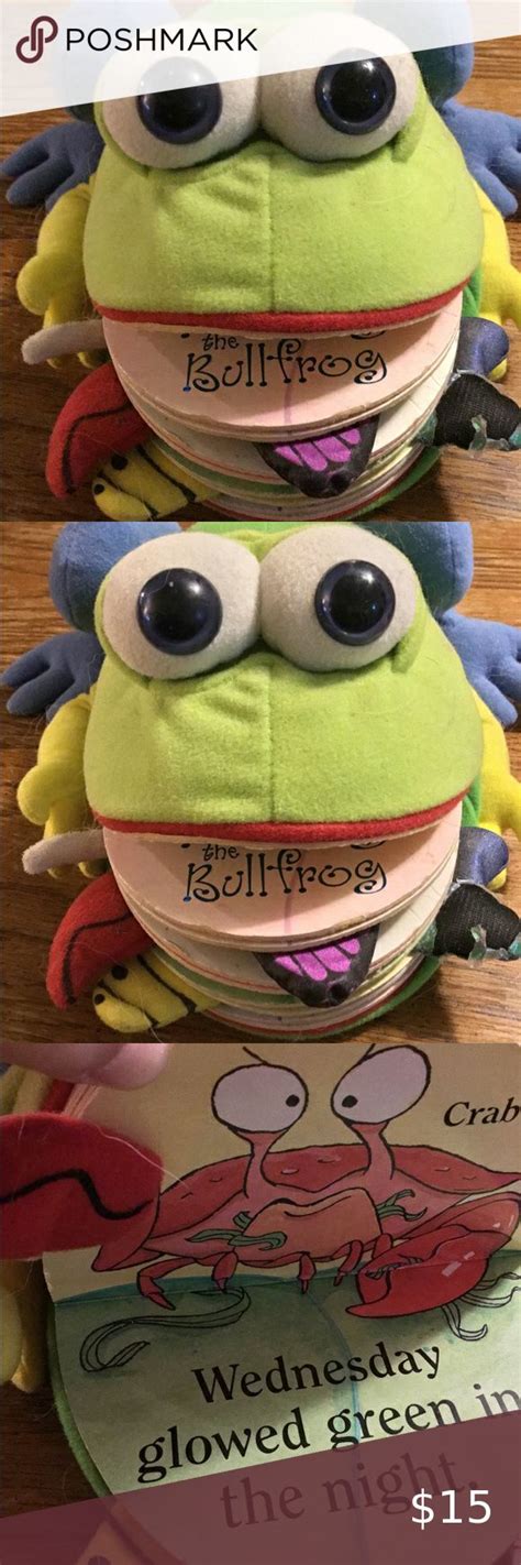Monday The Bullfrog Puppet Book Hand Puppets Puppets Bullfrog