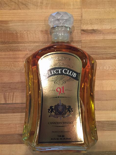 Select Club 91 Special Reserve Canadian Whisky Review | The Whiskey ...