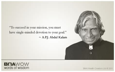 Avul pakir jainulabdeen abdul kalam, the 11th president of india, is an inspiration for students. BMA Wealth Creators - Official Blog: BMA Words of Wisdom ...