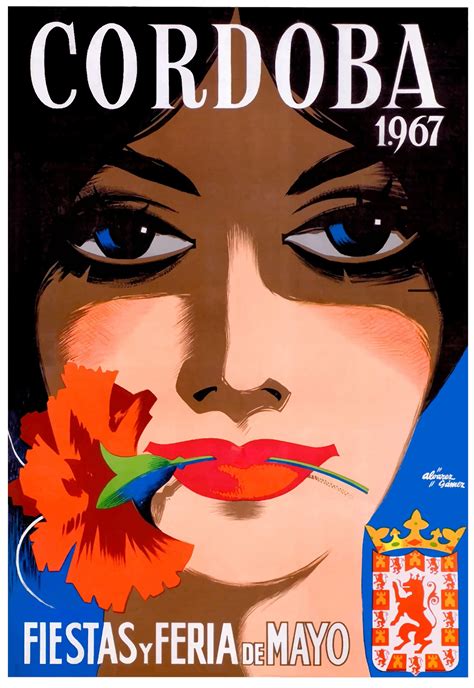 1967 Cordoba Spain May Festivals Poster Carteles De Fiesta Carteles