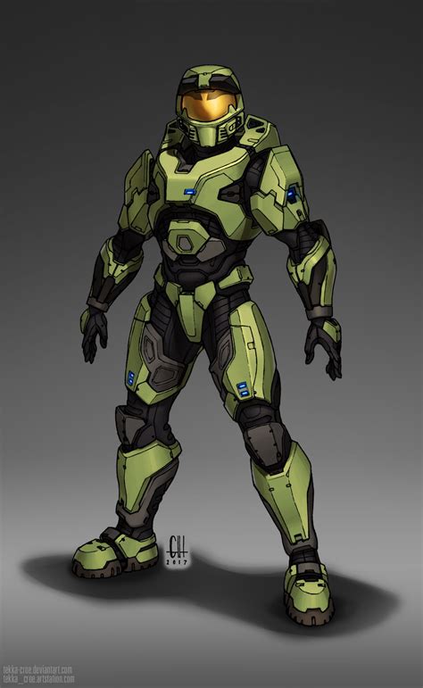 Artstation Mjolnir Mkvandvi Redesigns Halo Geoff Herndon Halo Armor