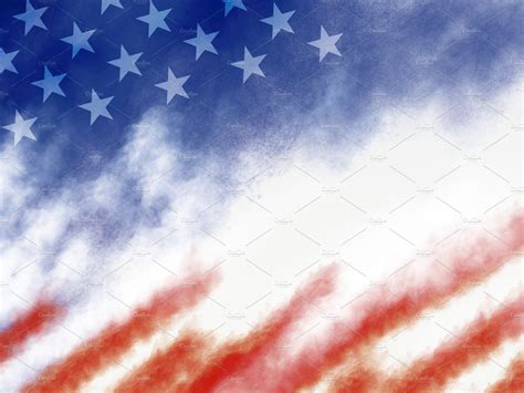 American Flag Ppt Background