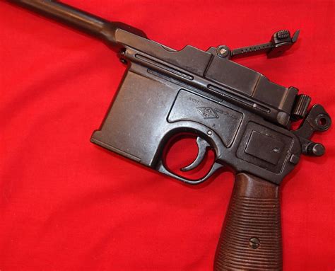 Replica Ww1 Ww2 German M 96 Mauser Pistol By Denix Bakelite Jb
