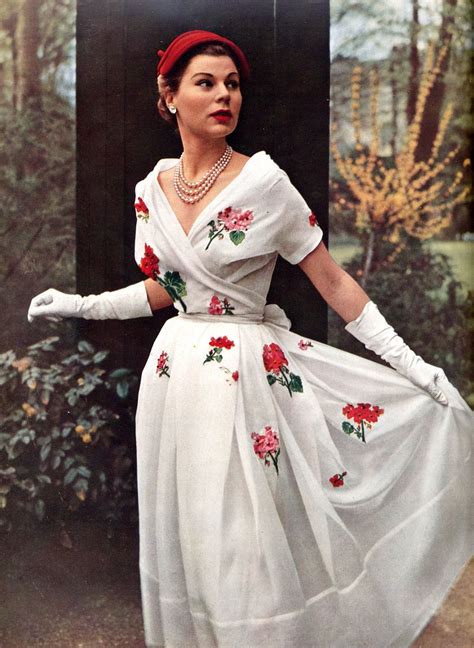Christian Dior Lofficiel 1953 Vintage Fashion Fifties Fashion