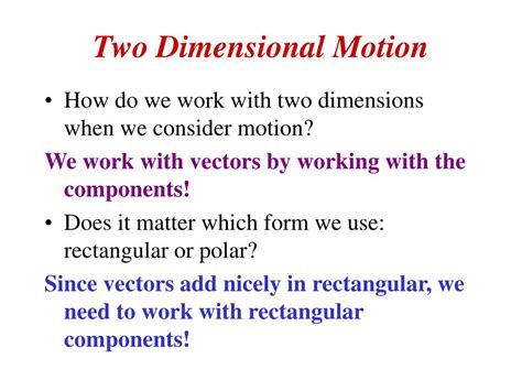 Ppt Two Dimensional Motion Powerpoint Presentation Free Download