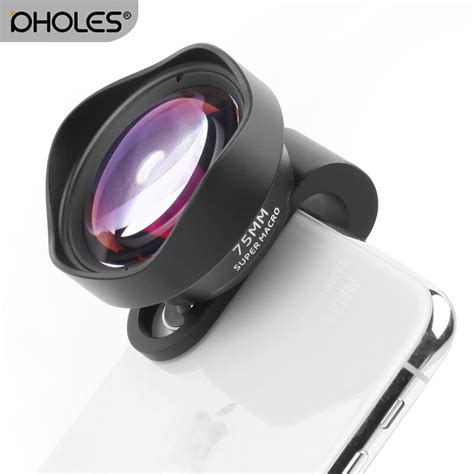 Capture your moment with the only mobile photography lens kit with a case q: Aliexpress.com : Buy Pholes 75MM Mobile Macro Lens Phone ...