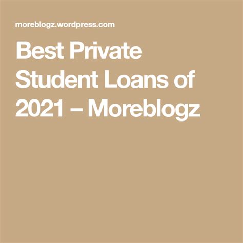 Best Private Student Loans Of 2021 Private Student Loan Best Private