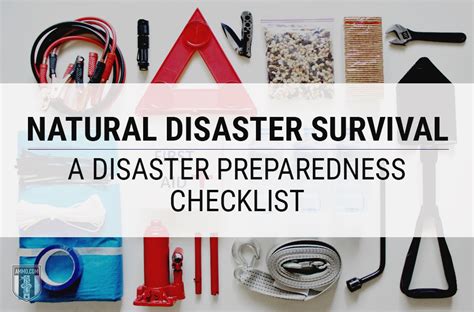 Natural Disaster Survival Guide Your Emergency Checklist