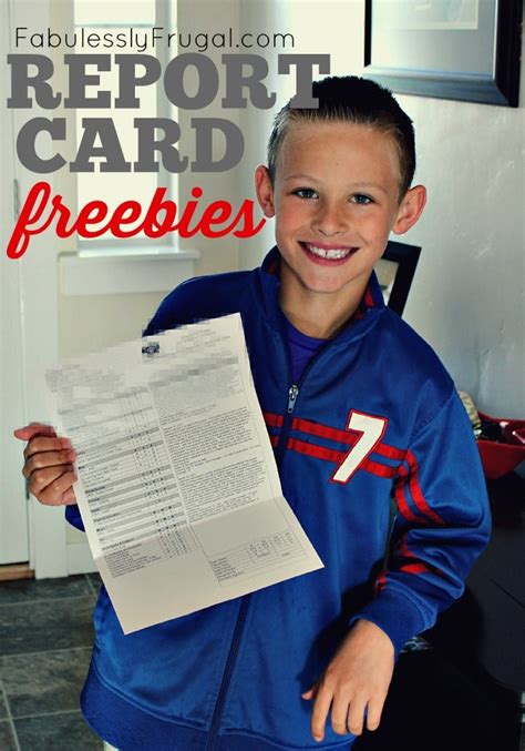 report card freebies and good grade rewards fabulessly frugal