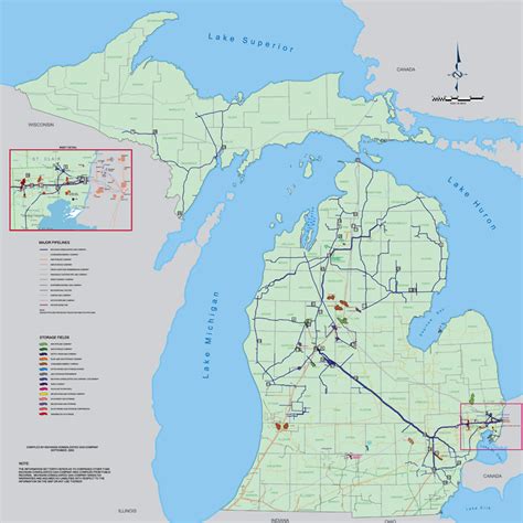 Natural Gas Storage Fields Michigan Dandk Organizer