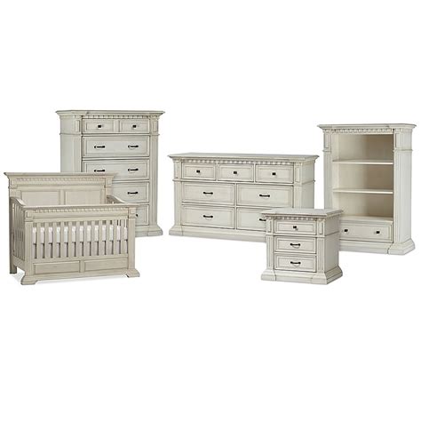 Modern bedroom furniture for the master suite of your dreams. Kingsley Venetian Nursery Furniture Collection in Antique ...