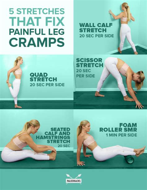 5 Stretches That Fix Painful Leg Cramps Paleohacks