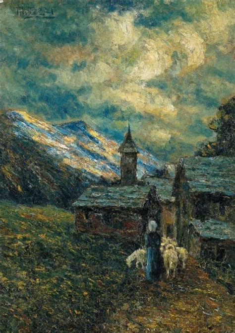 More than thirty paintings, some very large, recount. Mario Tozzi (1895 - 1979) Paesaggio Montano 1918 (52 x 37 ...
