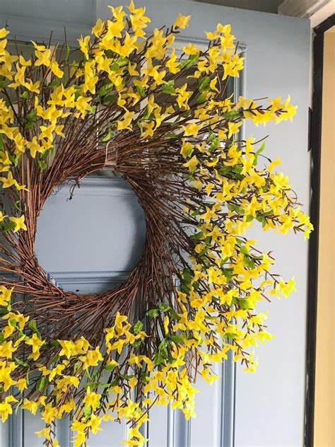 Forsythia Wreath Diy Crafts By Amanda Forsythia Wreath Diy Wreath