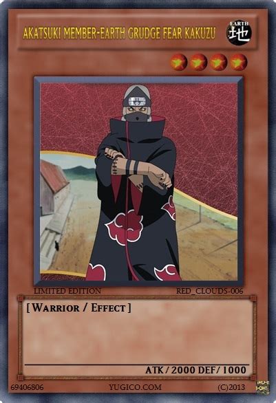 Akatsuki Member Earth Grudge Fear Kakuzu By Tcgomega On Deviantart