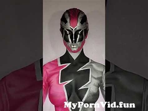 Body Paint Power Rangers Dino Fury Pink Ranger Morph Super Sentai