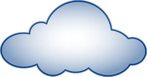 Download Blue Cloud Clip Art at Clker.com - vector clip art online ...