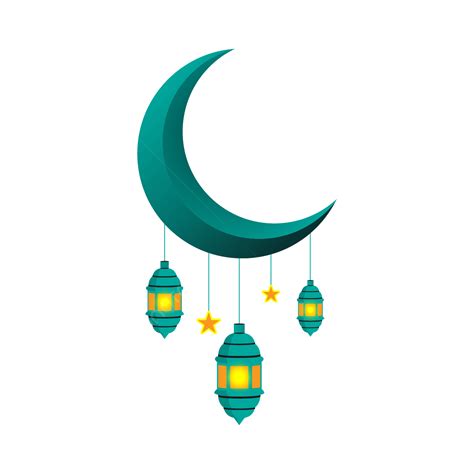Moon Ramadhan Moon Tosca Moon 3d Png And Vector With Transparent