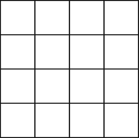 Download Free Printable Blank Bingo Cards Template 4 X 4 By 4 Bingo