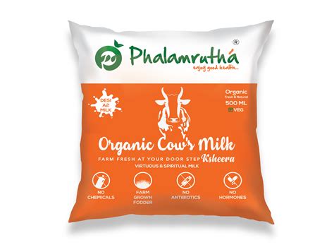Organic Desi Cow Milk A2 Milk Premium Plastic Pouch Bangalore Organic Milk Suppliers In