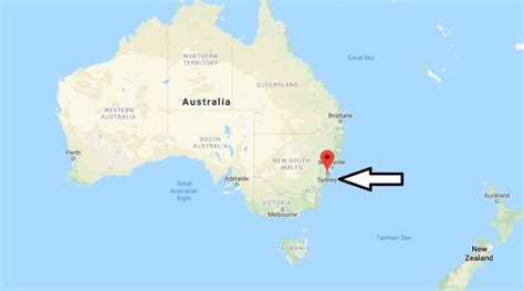Where Is Sydney Located What Country Is Sydney In Sydney Map Where