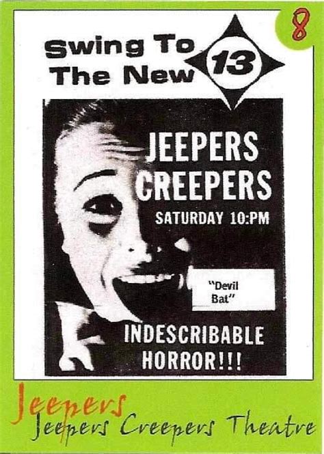 Jeepers Creepers Theater 1962