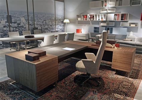 Large Desk Wood And Metal Ideal For Executive Office Idfdesign
