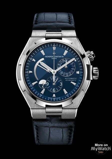 Watch Vacheron Constantin Overseas Dual Time | Overseas 47450/000A-9039 Steel - Blue Lacquered ...