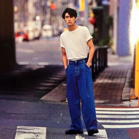 Japanese Street Fashion Men Japan Fashion Look Fashion Men 90s