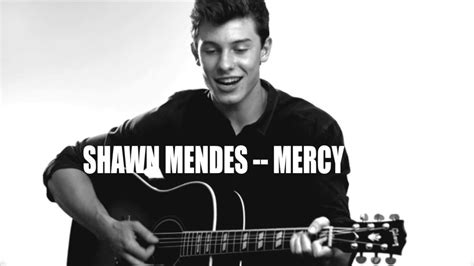 Shawn Mendes Mercy Official Lyrics Youtube