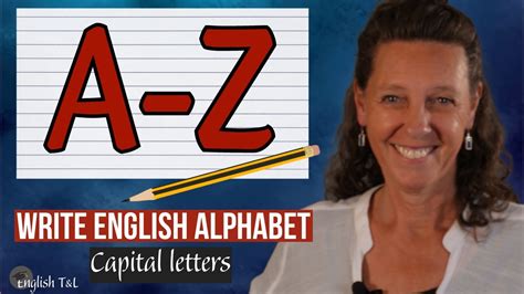 How To Write The Letters Of The English Alphabet Capital Letters