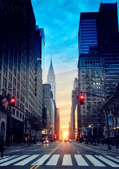Sunset In Manhattan