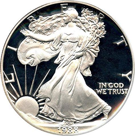 1988 S 1 American Eagles Silver Silver Eagle Dollar Pr70 Pcgs Dcam