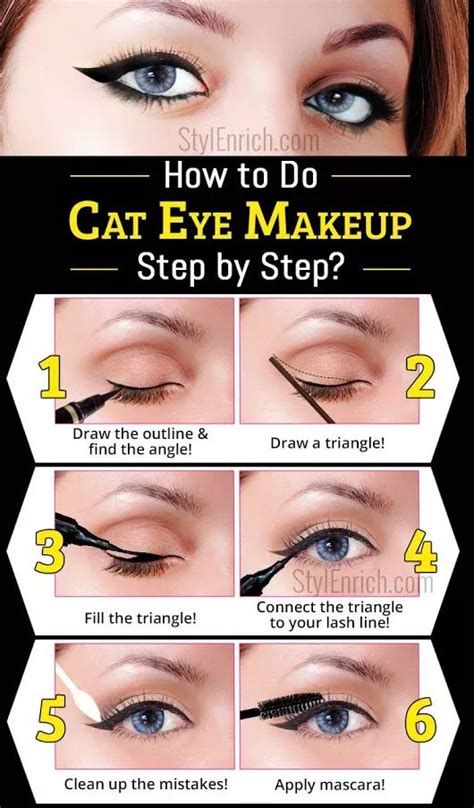Cat Eye Makeup Learn How To Do A Cat Eye Makeup Eyemakeupart Cat Eye Makeup Tutorial Cat