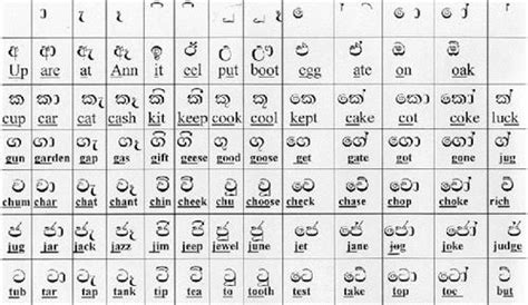 Alphabet Cards Sinhala Sinhala Language Worksheets Al