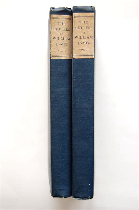 The Letters Of William James By James William Fine Hardcover 1920