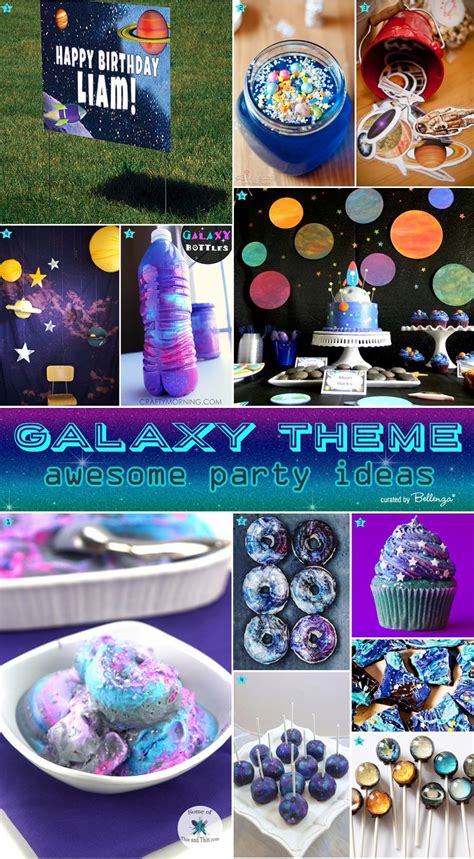 Galaxy Themed Birthday Party Ideas Space Birthday Party Space Theme