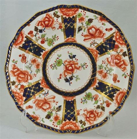 Antique Royal Crown Derby Imari Pattern 2646 875 Plate C 1910