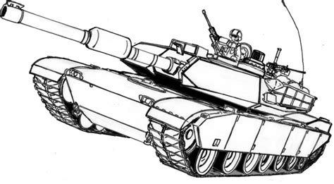 M1 Abrams Tank Drawing Amazing Drawing Skill