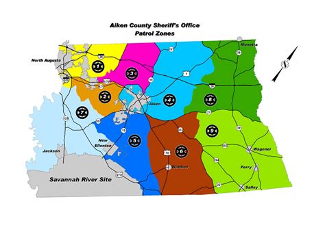 Patrol Zones Aiken County Sheriffs Office