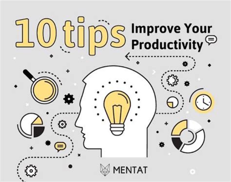 10 Useful Tips You Can Use To Boost Your Daily Productivity Infographic