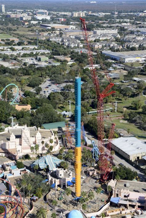 Behind The Thrills Falcons Fury Reaches 300 Feet As Construction Continues At Busch Gardens