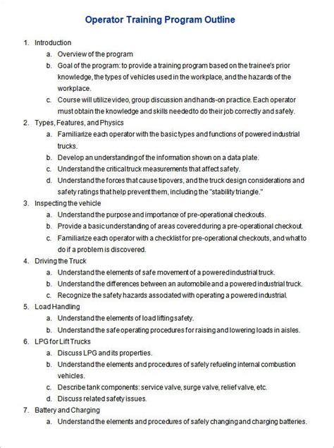 The key, however, to writing a great essay is creating an outline for it first. Program Outline Template - 7+ Free Free Word, PDF Format ...