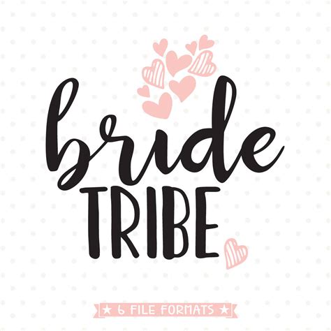 How to easily make your own bridal party shirt! Bride Tribe SVG DIY Bridal Party Shirt Bridesmaid cut file | Etsy
