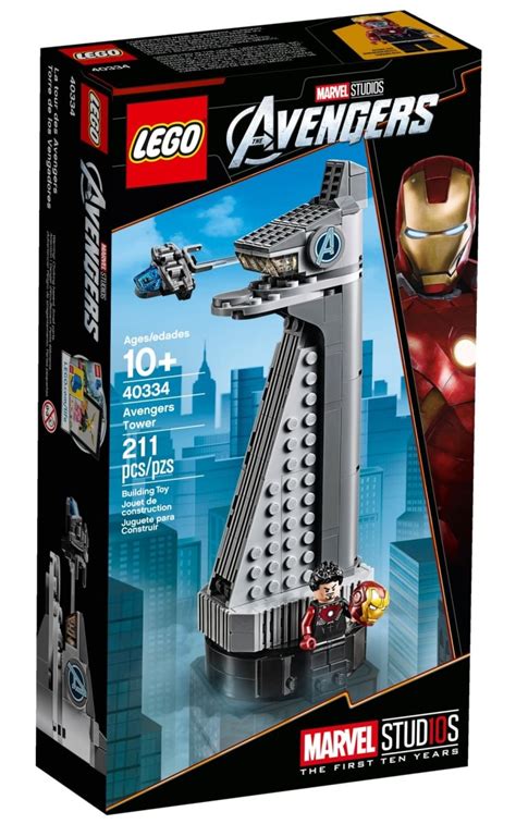 Brickfinder Lego Avengers Tower 40334 Official Images