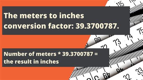 How Many Inches Are In A Meter