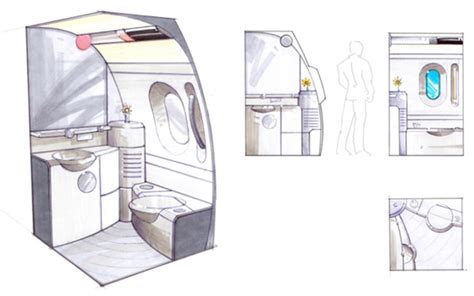 Airbus Concept Bathrooms By Lucio Frías At